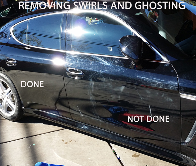 getting swirls out of car paint